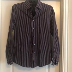 Size M Burgundy Express Button Up Shirt